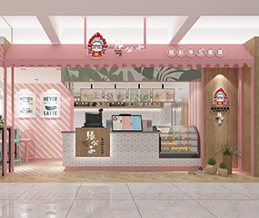 网红奶茶店丨餐饮空间