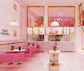 冰淇淋甜品店丨餐饮空间