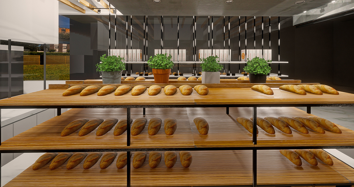 面包店设计丨餐饮空间06