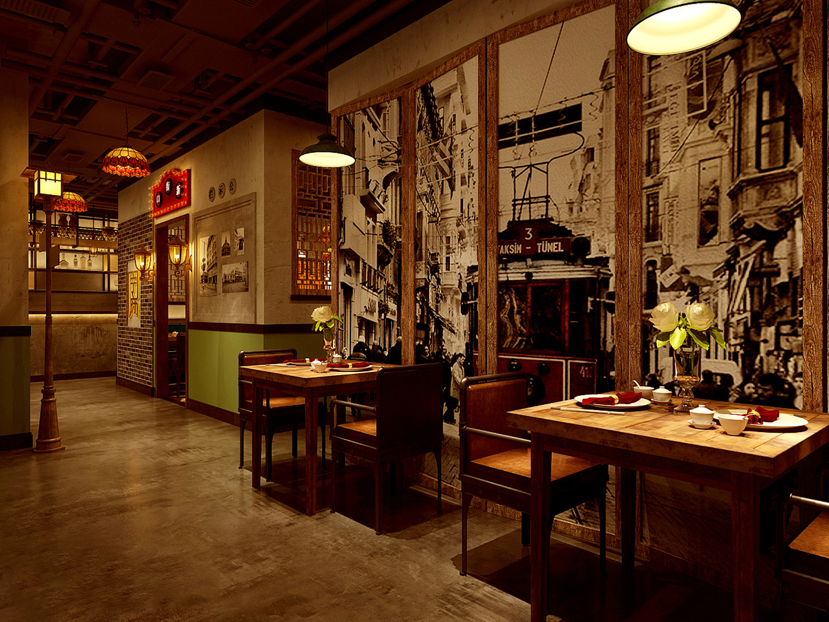 上海菜餐厅餐饮空间设计04